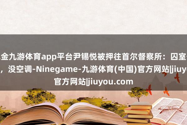 现金九游体育app平台尹锡悦被押往首尔督察所：囚室仅9平时米，没空调-Ninegame-九游体育(中国)官方网站|jiuyou.com