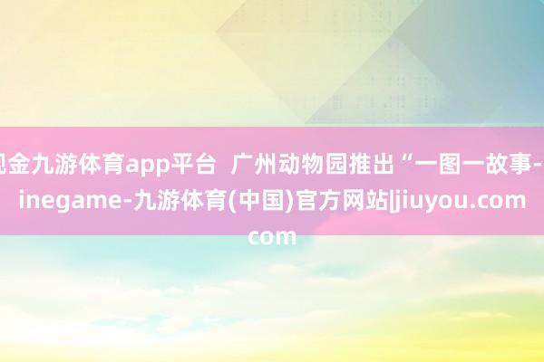 现金九游体育app平台  广州动物园推出“一图一故事-Ninegame-九游体育(中国)官方网站|jiuyou.com